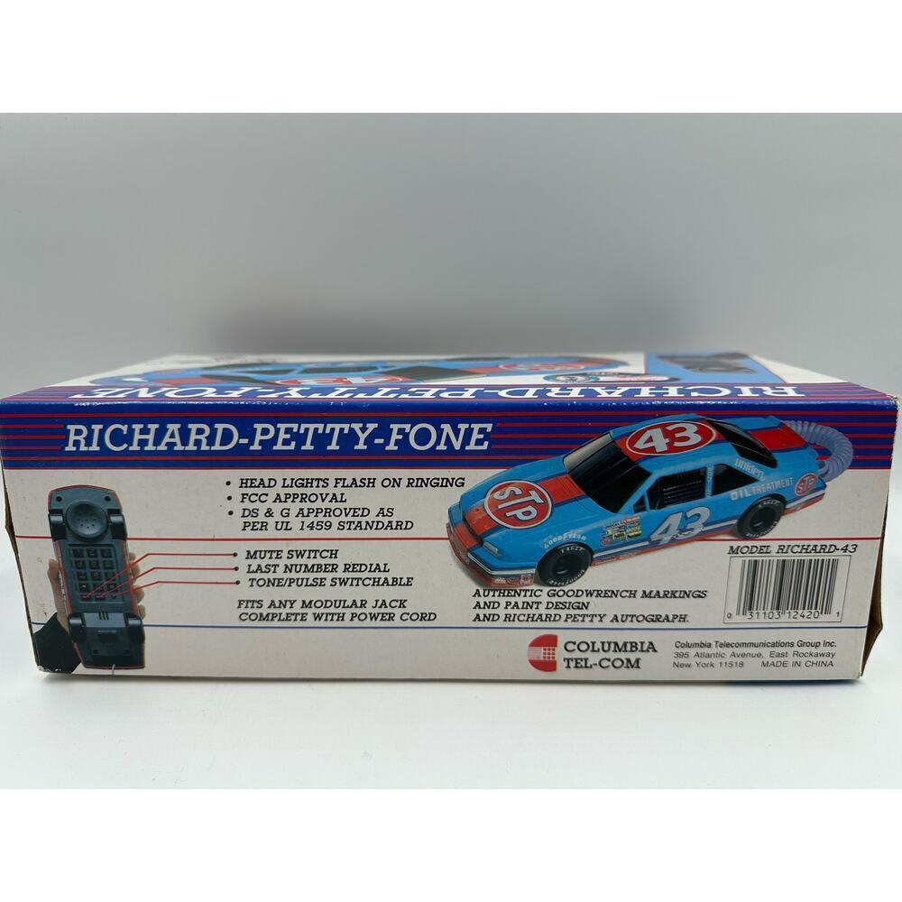 Vintage Richard Petty STP #43 Phone NEW Never Used - Picture 3 of 3